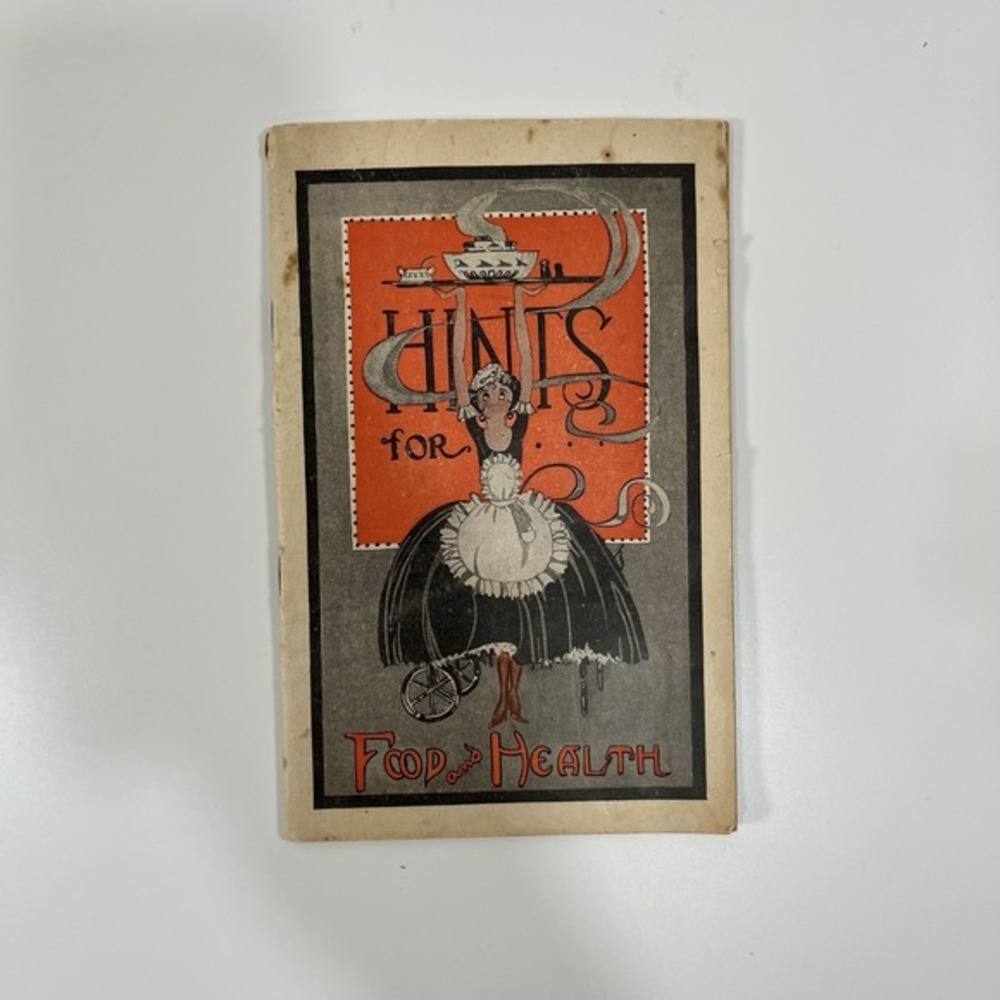 Hints for Food & Health‎ Booklet Recipes Lydia E Pinkham, Rare Vintage, Medicine